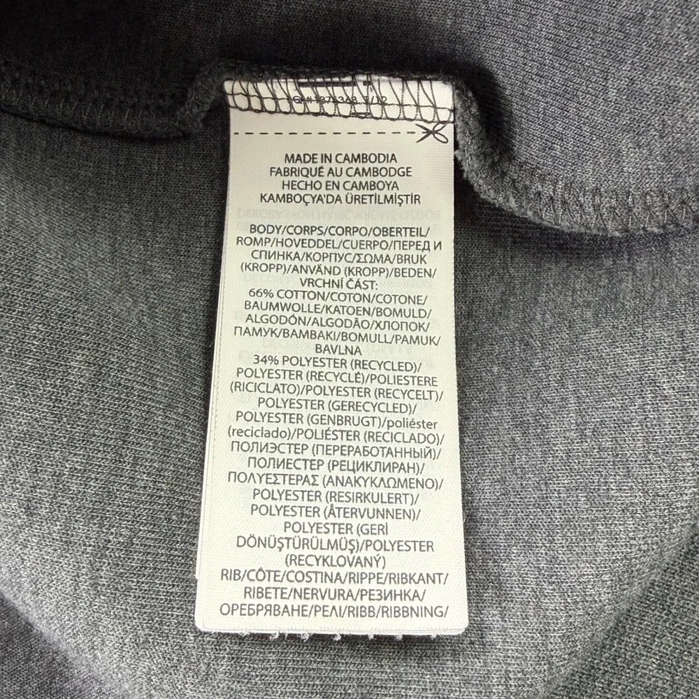 Polo Ralph Lauren Mens XL Gray Quarter Snap Mock Neck Pullover Sweatshirt Golf